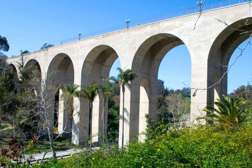 Cabrillo Bridge in San Diego