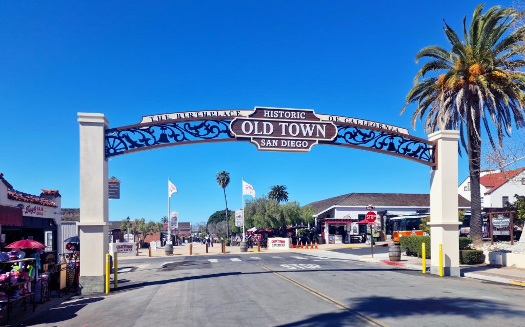 San Diego, California, United States image containing the Old Town Gateway Sign