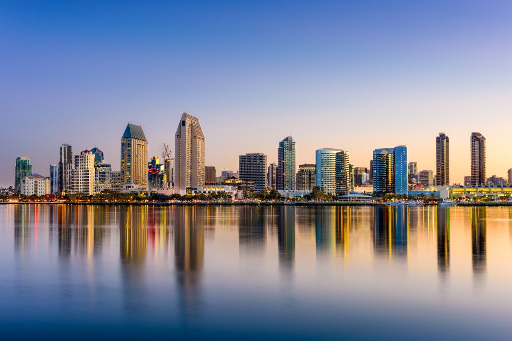 San Diego California skyline